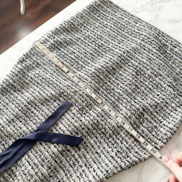 Alexia Admor Navy and White Tweed Mini Dress - Picture 5 of 16